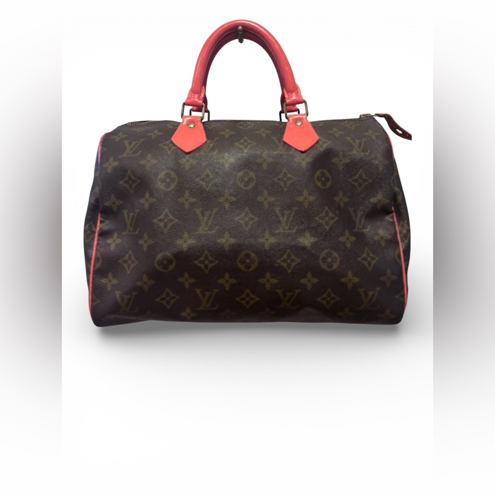 Louis Vuitton Speedy 30 – 1989 Made in France – Custom Coral